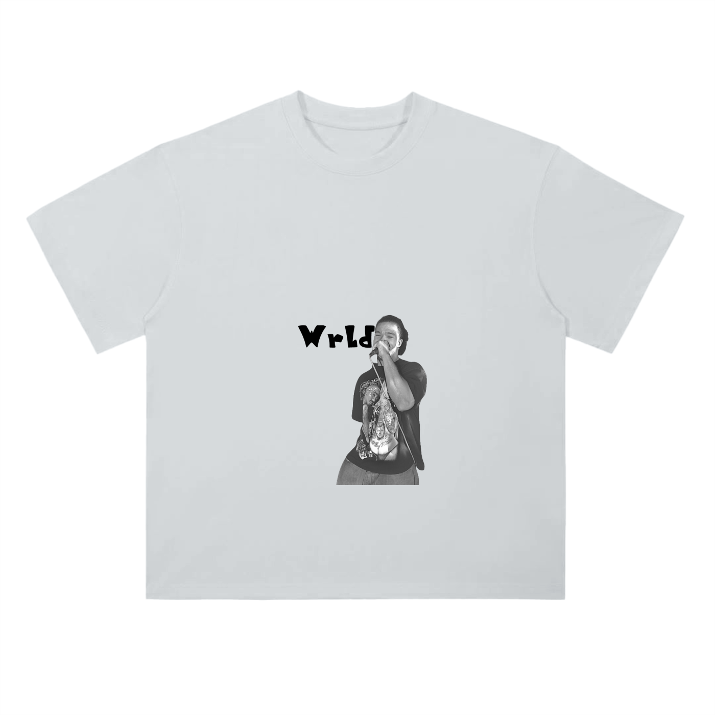 Heavyweight Drop Shoulder Cotton T-Shirt