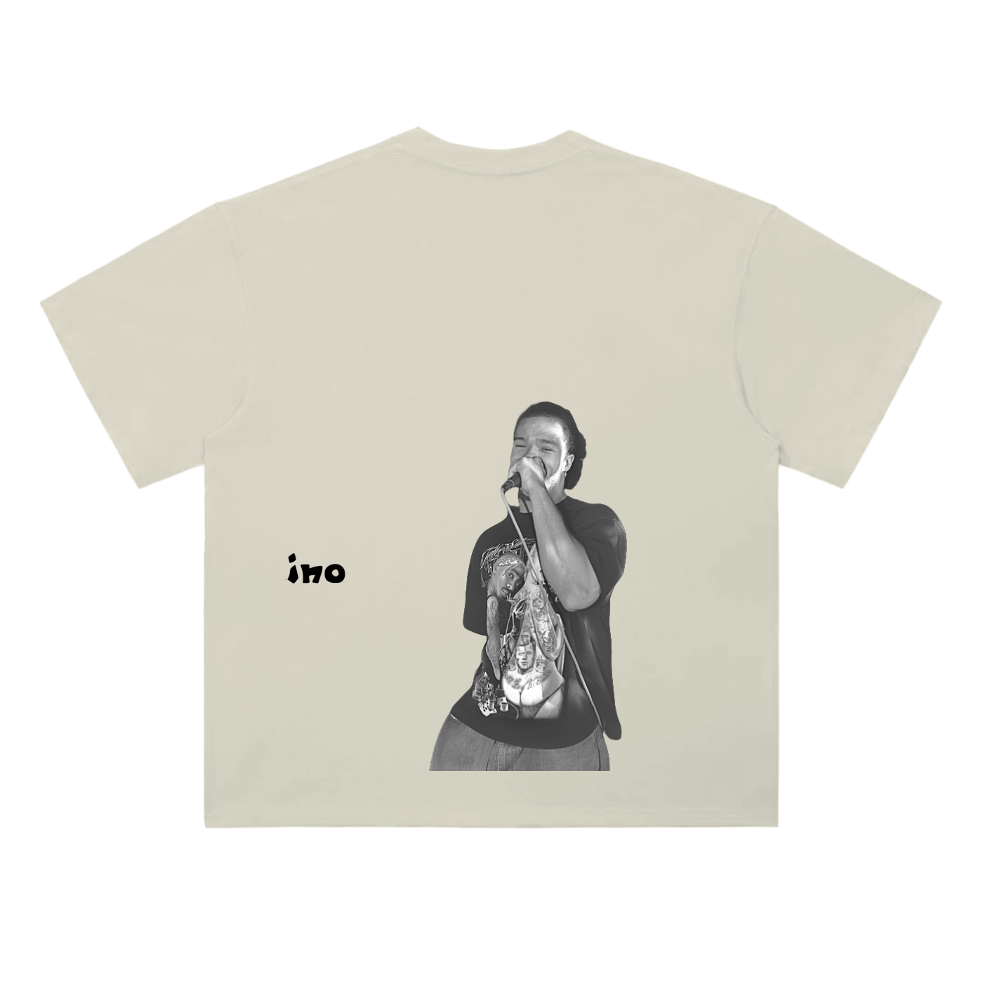 Heavyweight Drop Shoulder Cotton T-Shirt