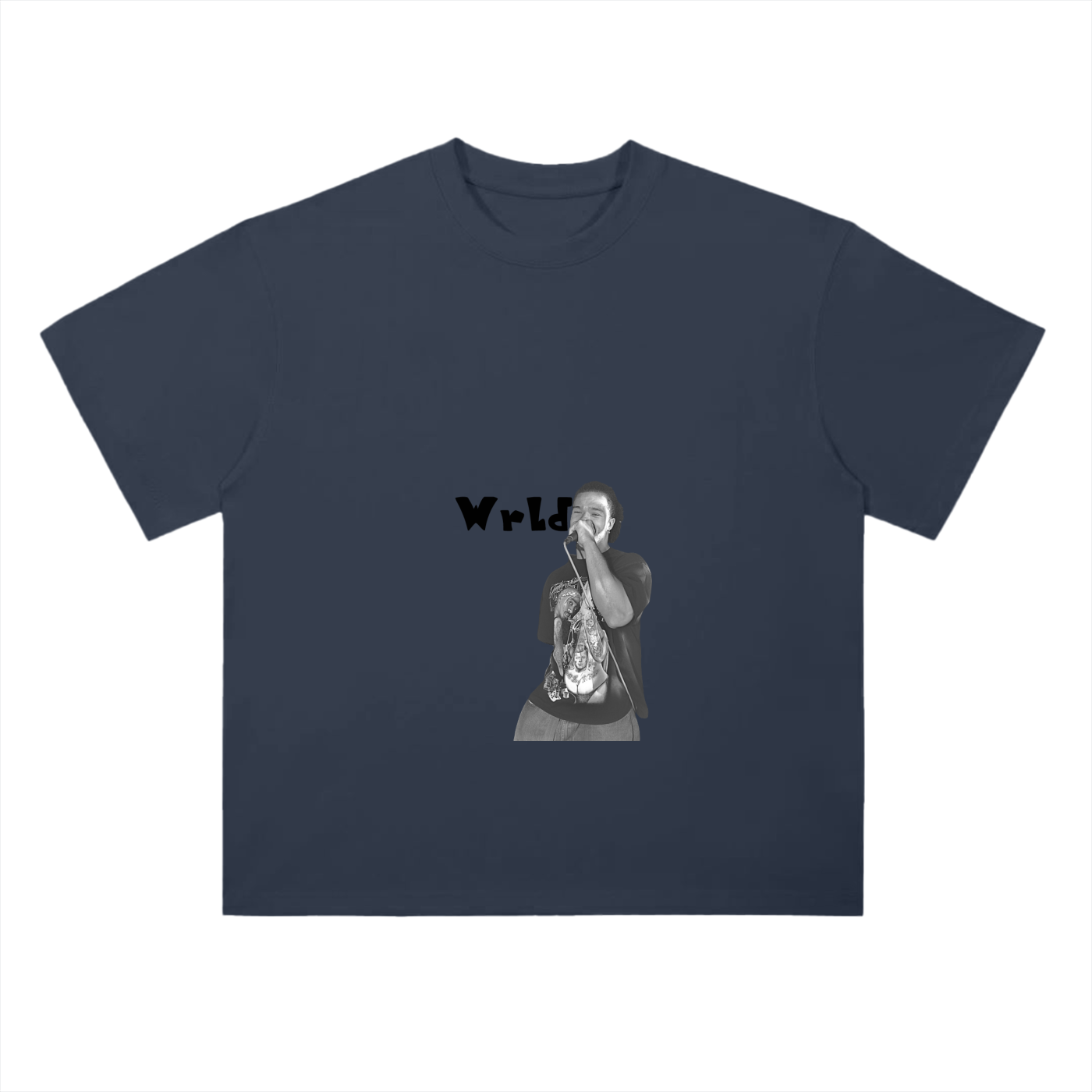 Heavyweight Drop Shoulder Cotton T-Shirt