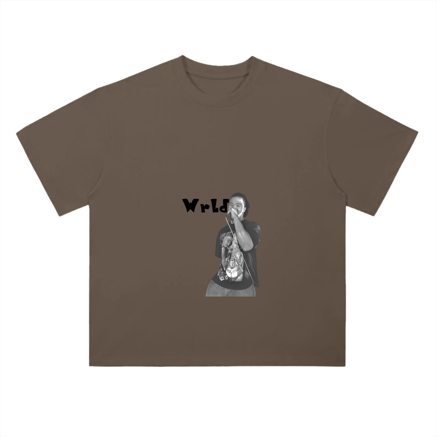 Heavyweight Drop Shoulder Cotton T-Shirt