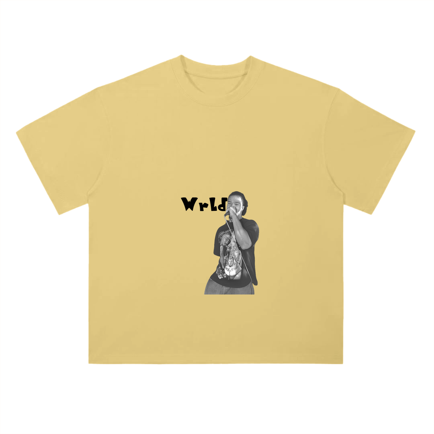 Heavyweight Drop Shoulder Cotton T-Shirt