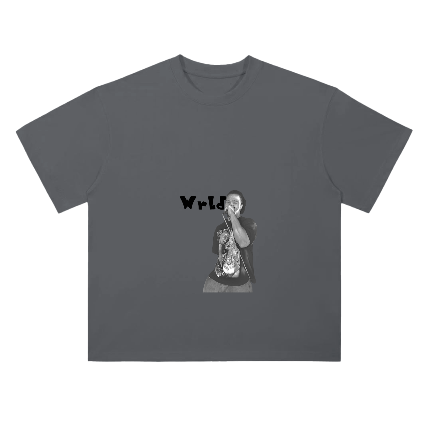 Heavyweight Drop Shoulder Cotton T-Shirt