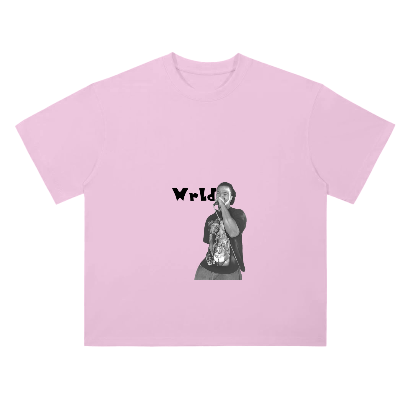 Heavyweight Drop Shoulder Cotton T-Shirt