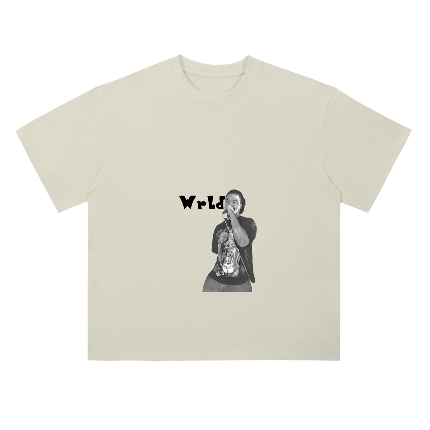 Heavyweight Drop Shoulder Cotton T-Shirt